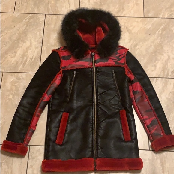 jordan fur jacket